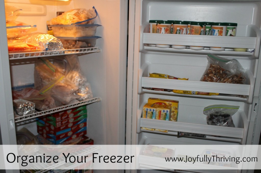 Organize Your Freezer - Joyfully Thriving