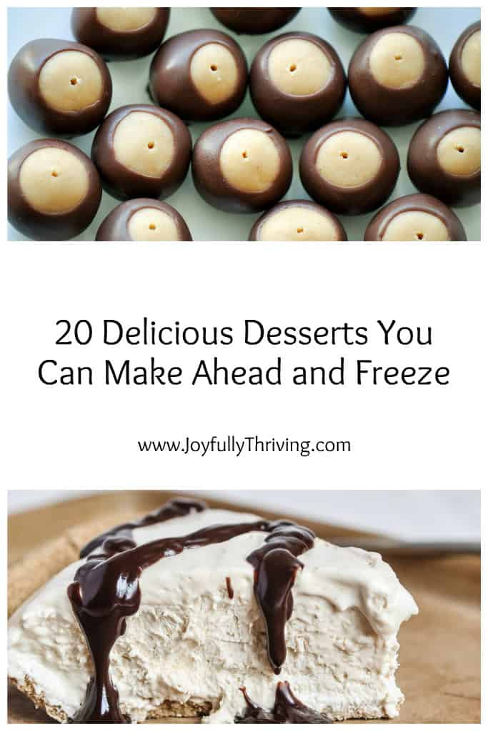 20 Delicious Freezer Desserts