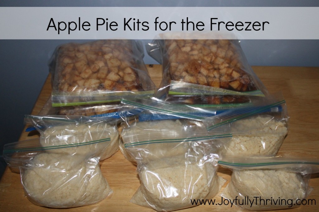 Apple Pie Kits for the Freezer - Joyfully Thriving