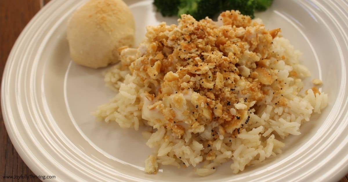 Delicious Poppy Seed Chicken - | Joyfully Thriving