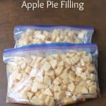 How to Make Apple Pie Filling for the Freezer - What a great idea! I love homemade apple pie and love how easy it is to freeze apple pie filling. Great idea!