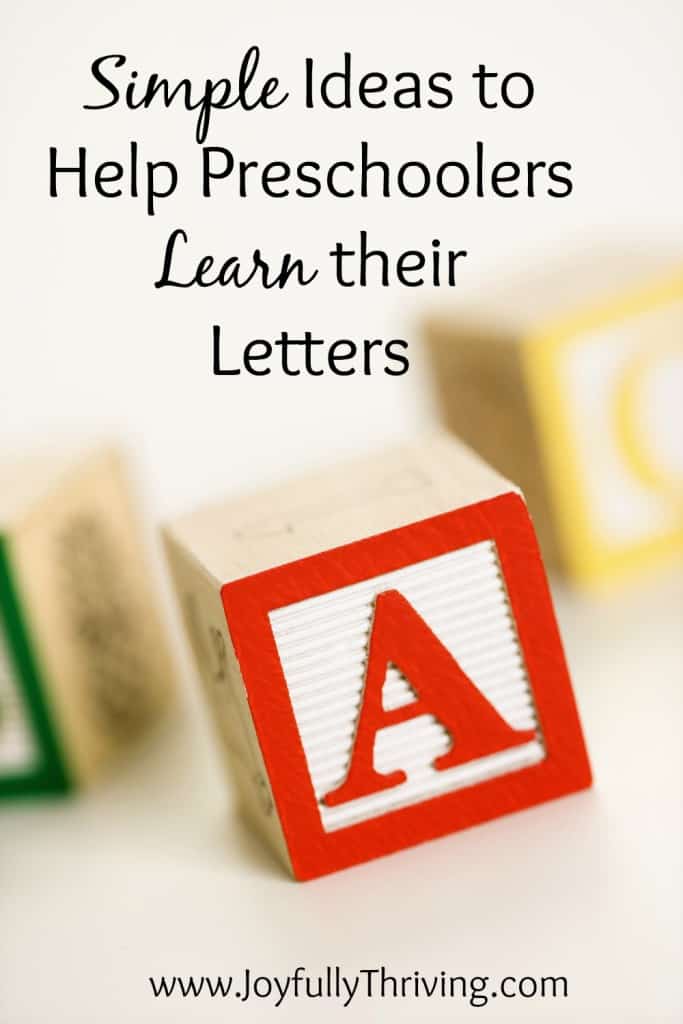 Simple Ideas to Help Preschoolers Learn their Letters - Great list by a preschool teacher and mom! Includes a free printable and little prep for all these letter activities!