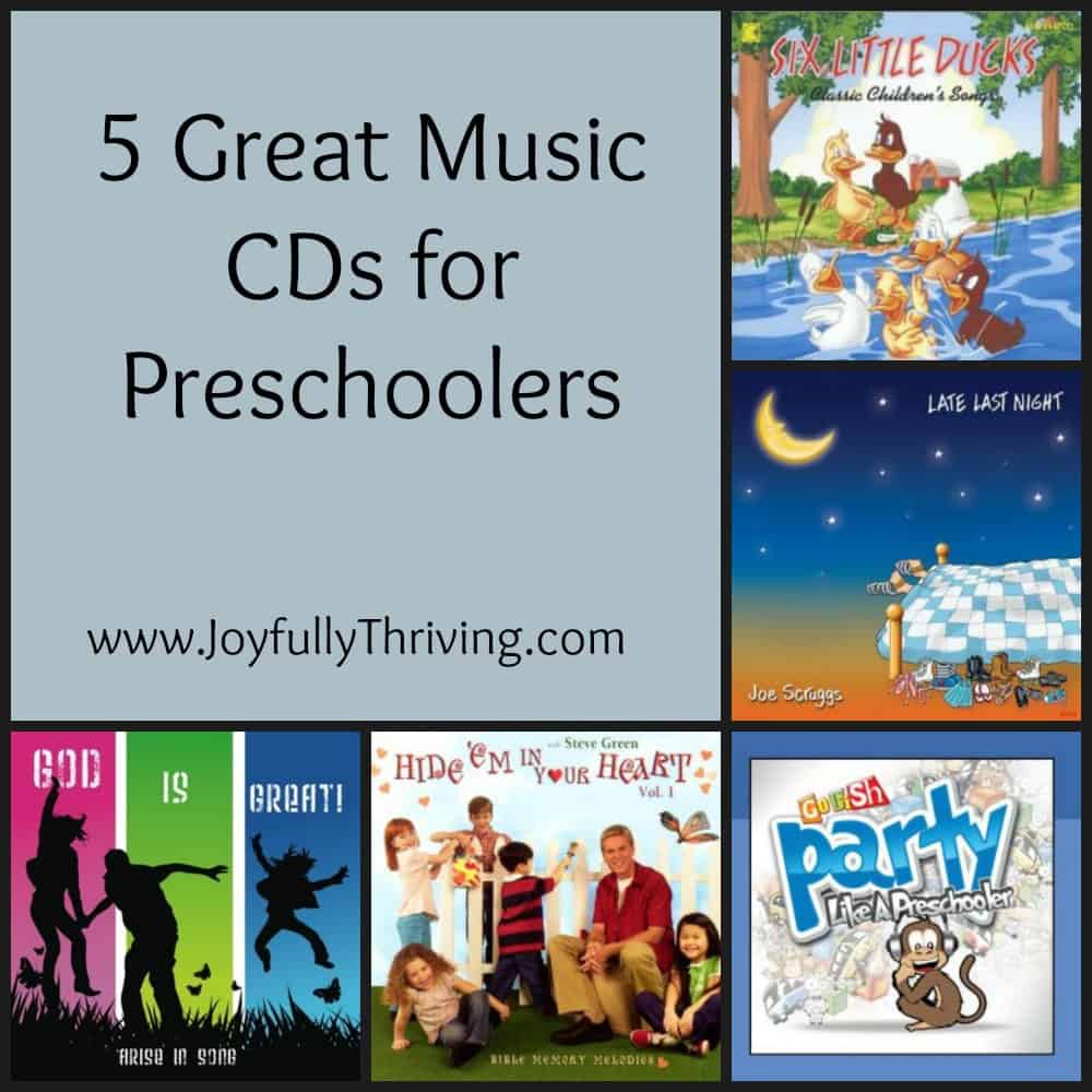 If you are looking for quality, Christian music for your preschoolers, check out these cds for songs that kids and moms will enjoy! These are perfect for at home or in preschool. 