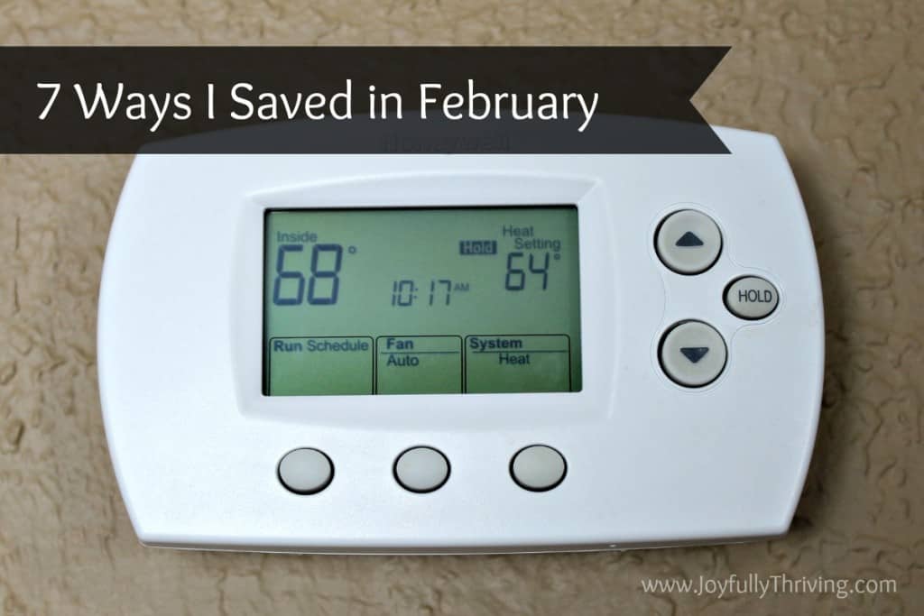 7 Ways I Saved in February - Here are a couple of the frugal ways I saved money this month. What do you do to save