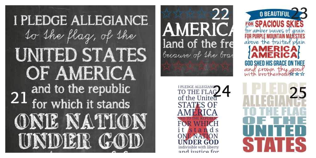 4th of July Printables 5