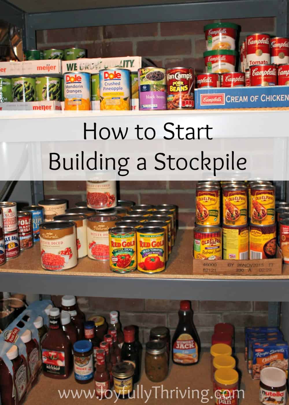 How to Start Building a Stockpile