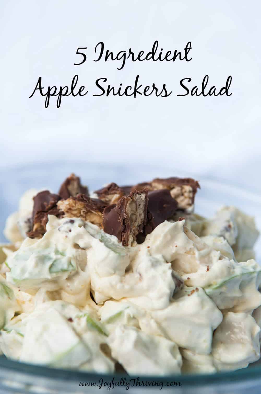 Easy Apple Snickers Salad A 5 Ingredient Recipe Everyone Loves