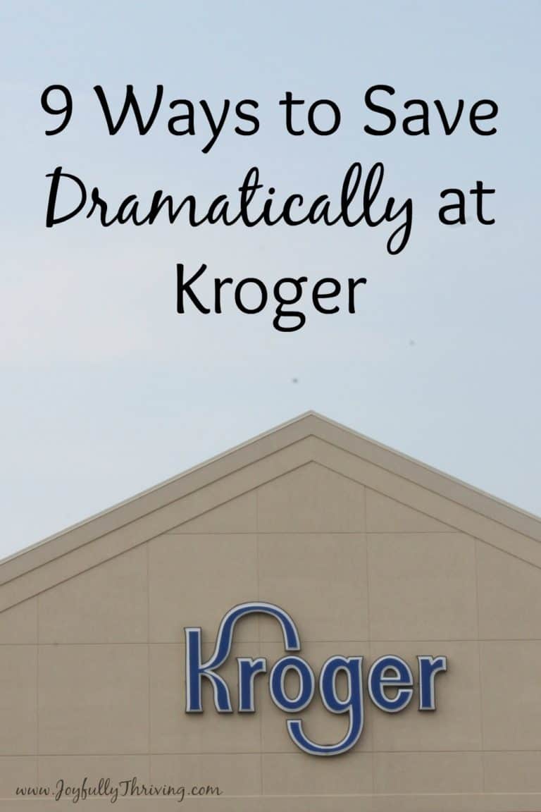 9 Ways to Save at Kroger