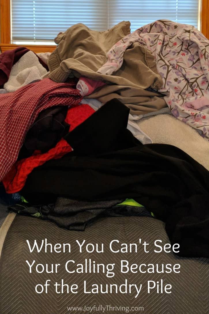 When You Can’t See Your Calling Because of the Laundry Pile