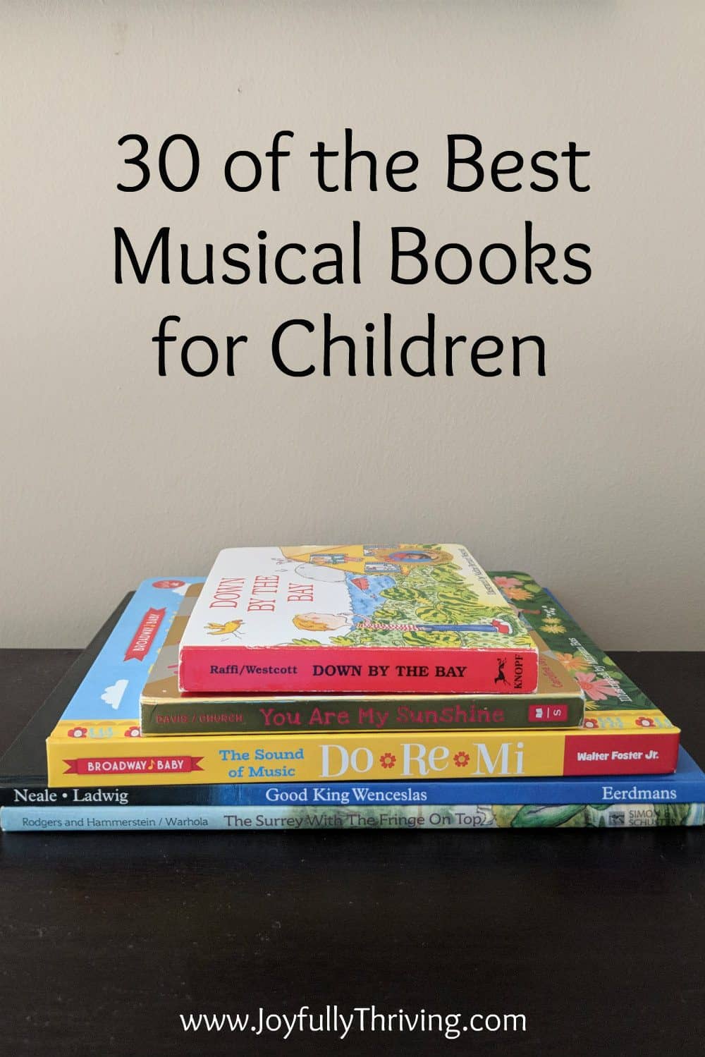 Best Musical Books for Children - Love this list! Love starting with musical books for babies and beyond!