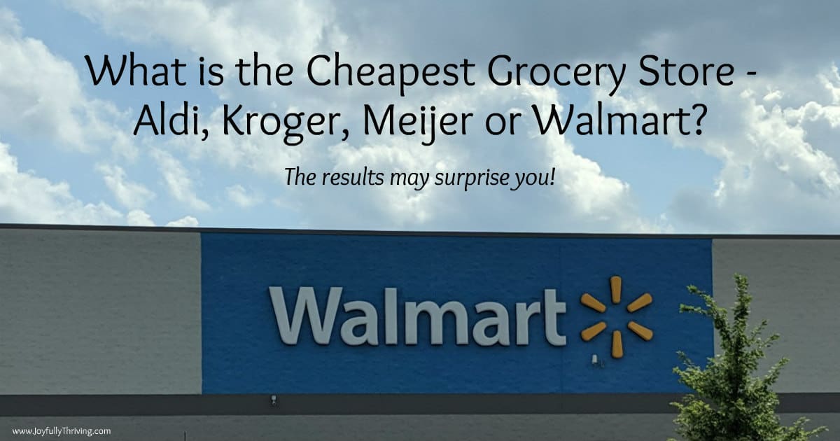 The Cheapest Grocery Store | 2022 Price Comparison