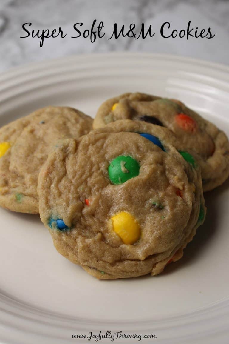 Super Soft M&M Cookies