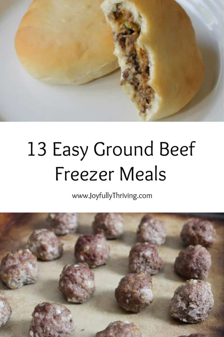 13 Easy Ground Beef Freezer Meals
