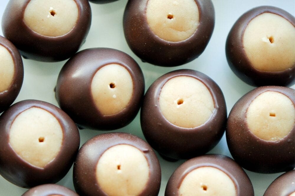 Buckeyes close up