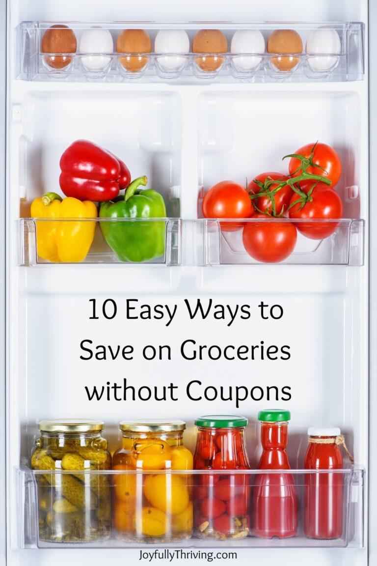 10 Easy Ways to Cut Your Grocery Bill without Coupons