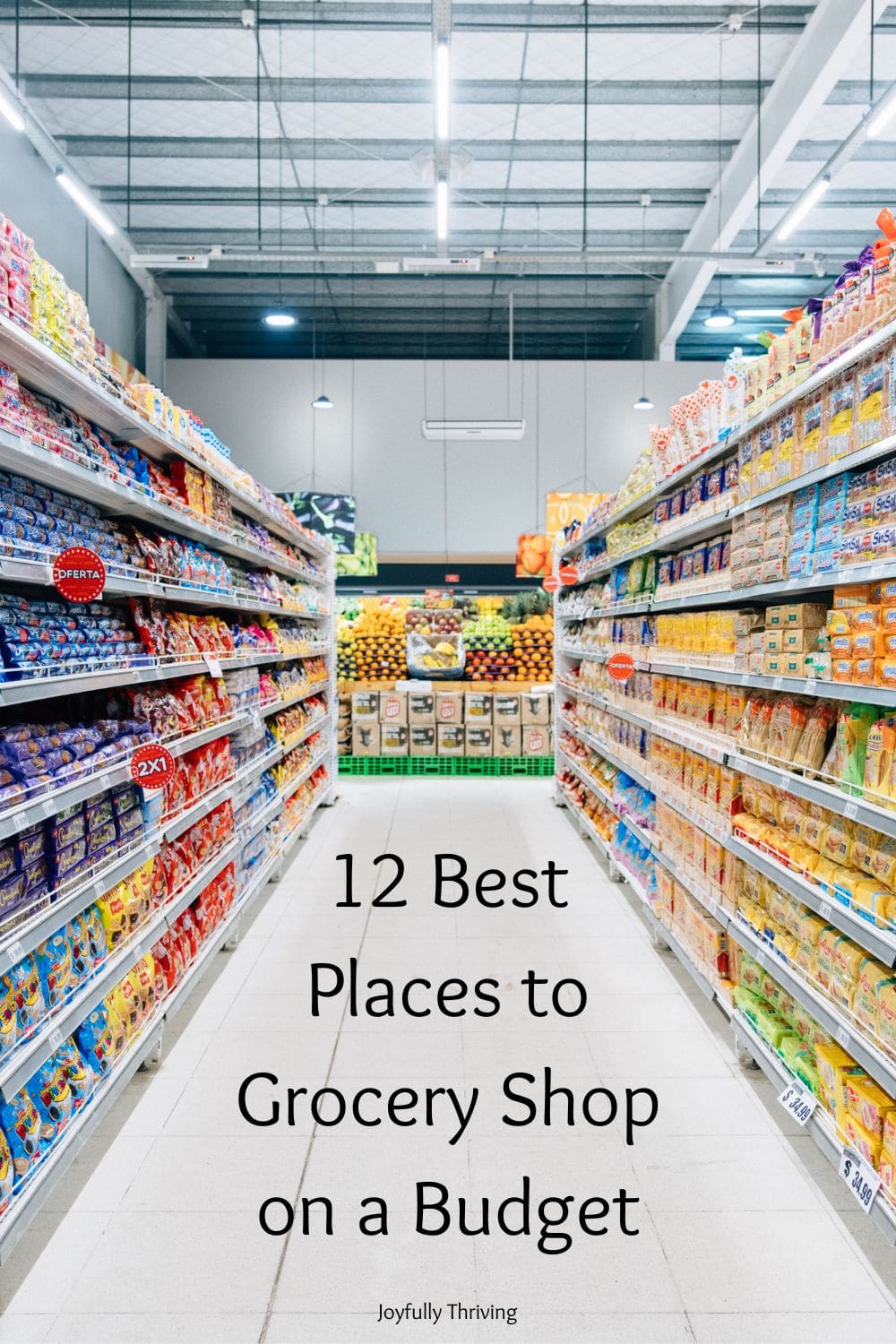 Grocery Shopping on a Budget List  