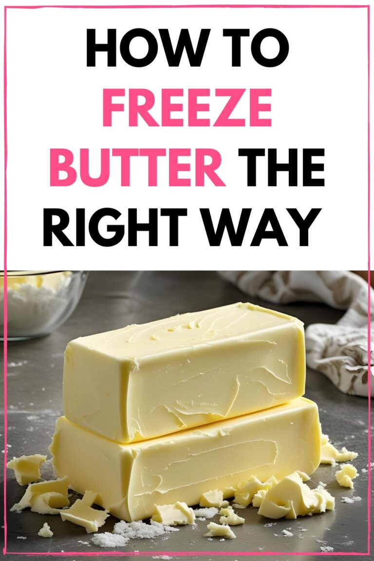 How to Freeze Butter the Right Way