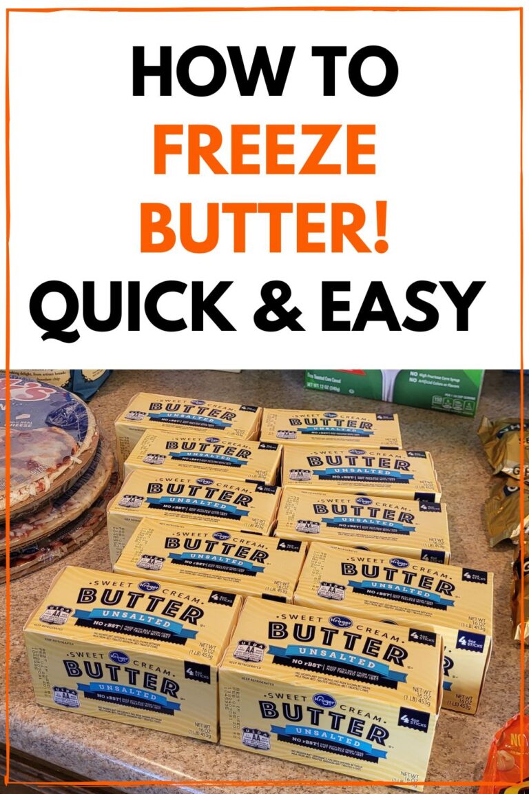View of How to Freeze Butter the Right Way