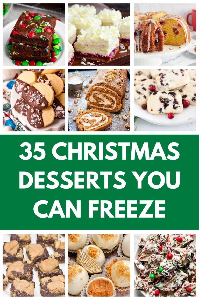 35 Christmas Desserts You Can Make Ahead and Freeze