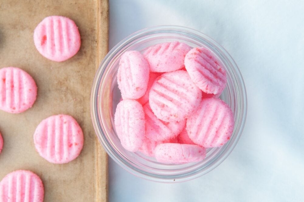 Bowl of Cream Cheese Mints