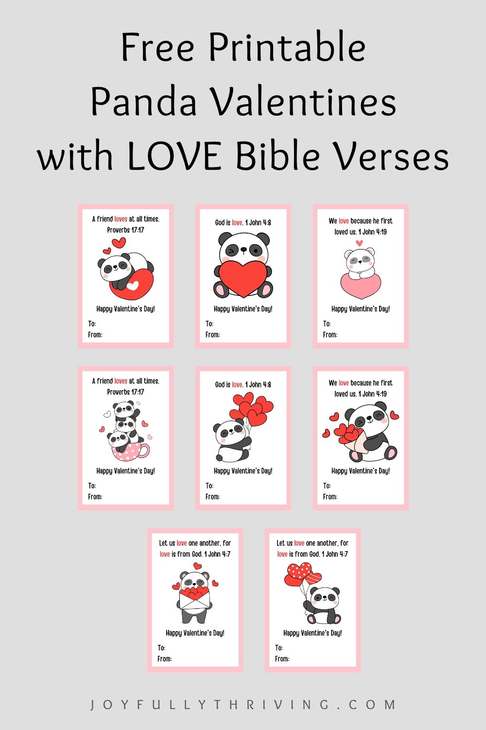 Printable Bible Verse Valentines