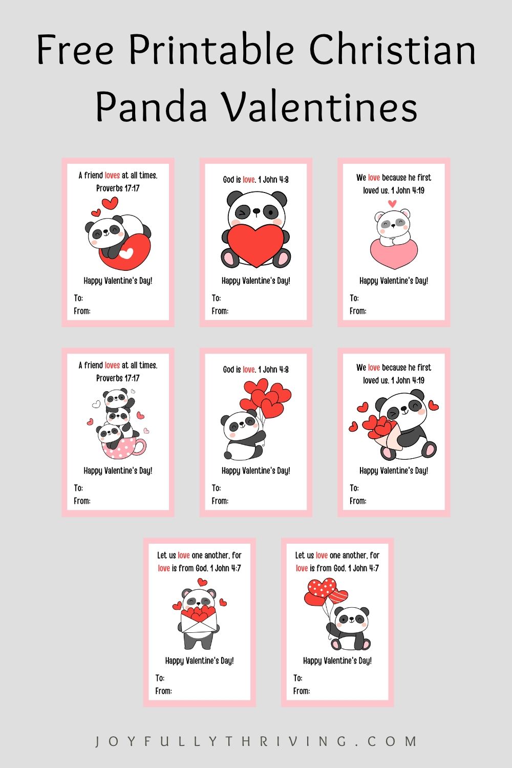 Christian Bible Verse Valentines for Kids