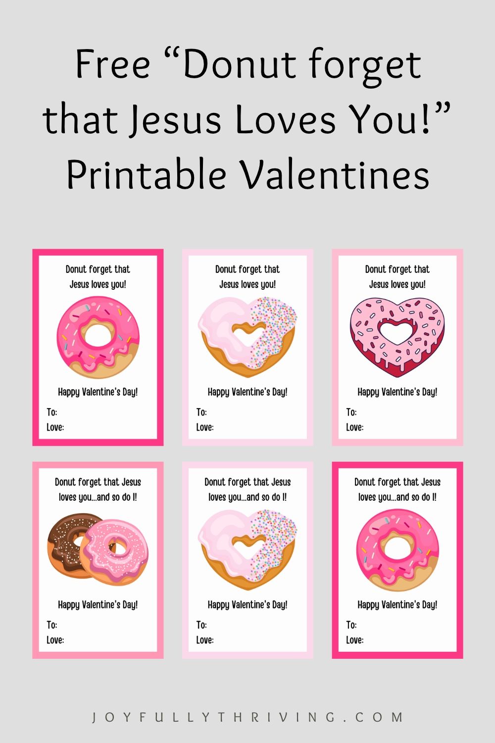 Christian Donut Valentines
