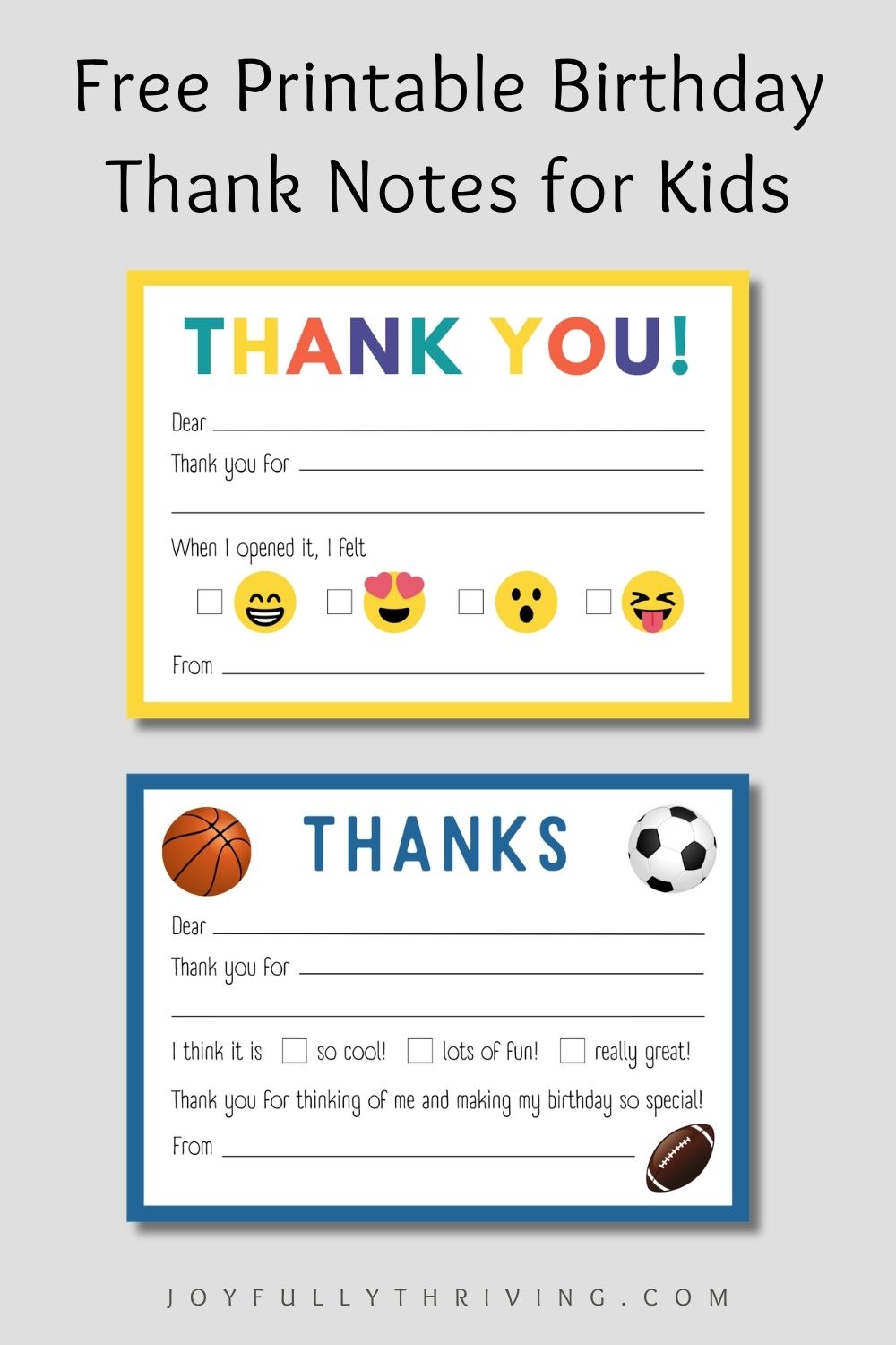 2 Fill in the Blank Cards for Kids