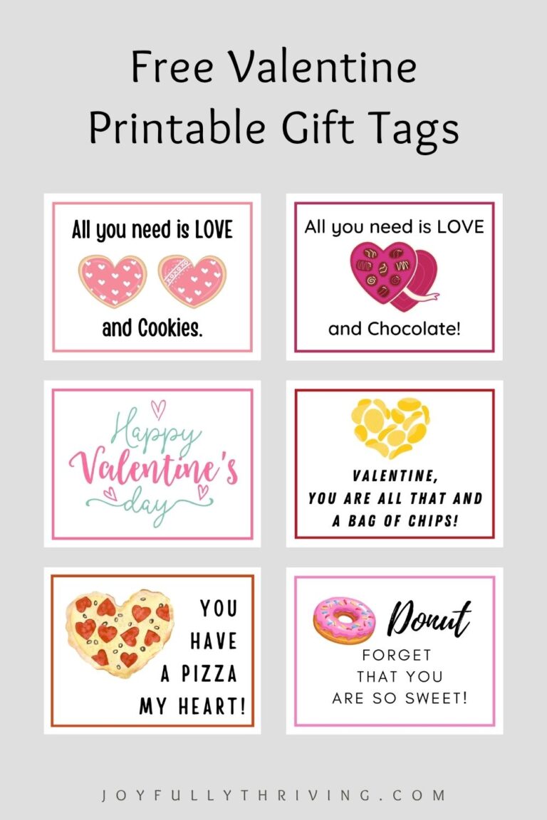 Free Printable Teacher Valentine Tags