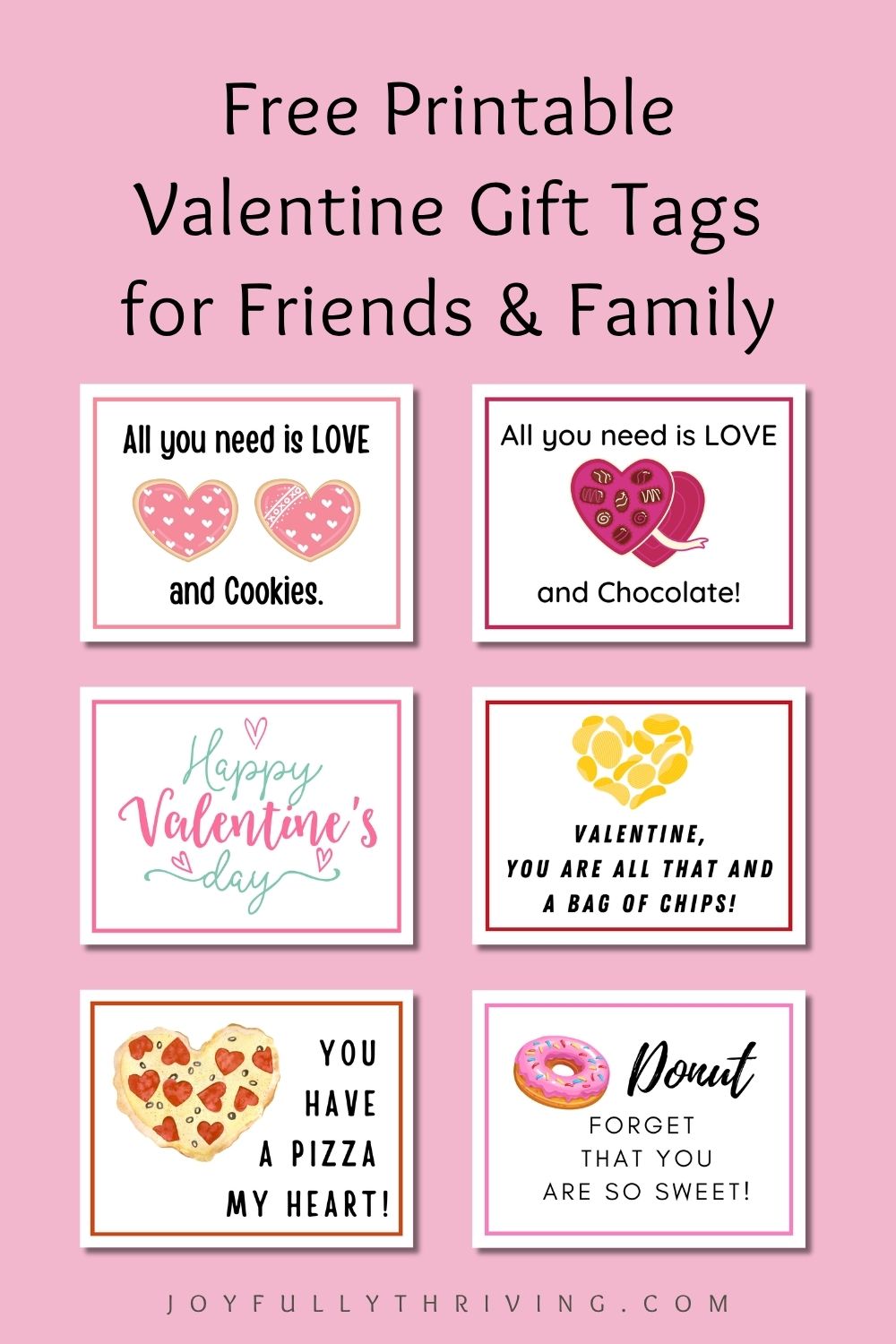 Valentine Gift Tags for Friends